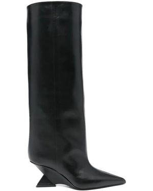 The Attico High Boots - Black
