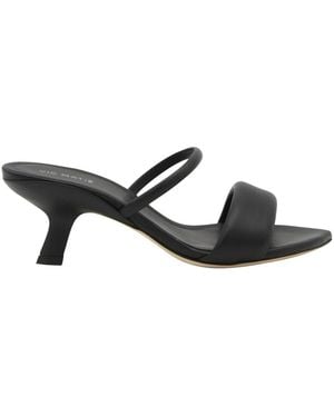 Vic Matié Heeled Mules - Black