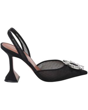 AMINA MUADDI Schoenen ,Zwart ,Leer Begum Mesh Sling 95