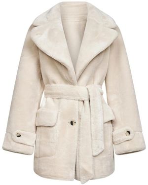 Urbancode Faux Fur & Shearling Jackets - Neutre