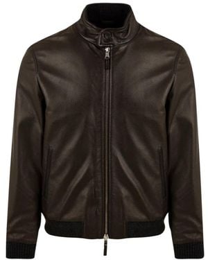 The Jack Leathers Leather Jackets - Black