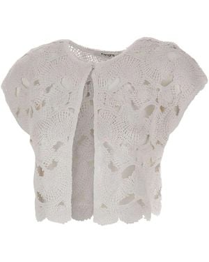 Kangra Overhemden ,Wit ,Katoen Lichtgewicht Duster Coat - Grijs