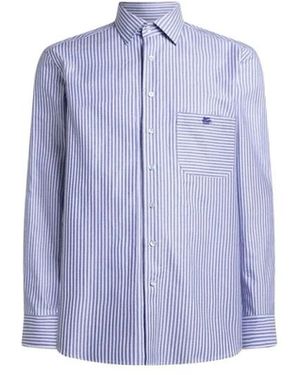 Etro Casual Shirt - Blauw