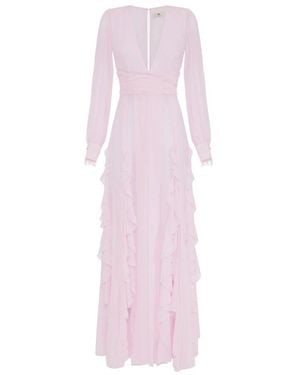Elisabetta Franchi Stilvolle Kleider Kollektion - Pink