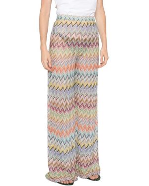 Missoni Broeken ,Veelkleurig ,Wijde Broek - Bruin