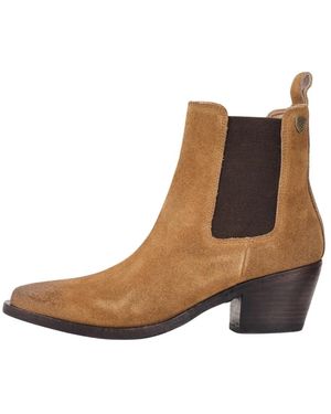Blauer Cowboy Boots - Brown