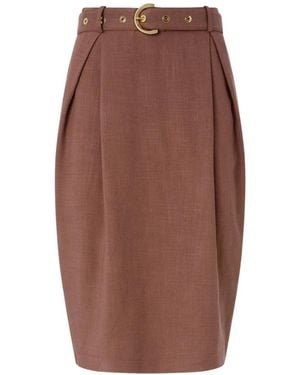 Pinko Pencil Skirts - Brown