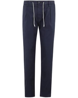 Eleventy Slim-Fit Trousers - Blue