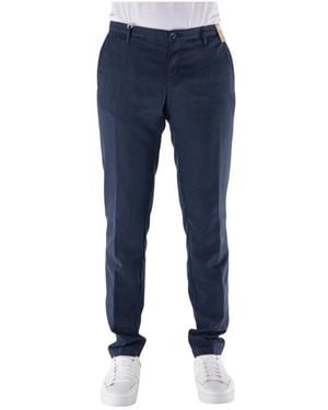 AT.P.CO Slim-Fit Trousers - Blu