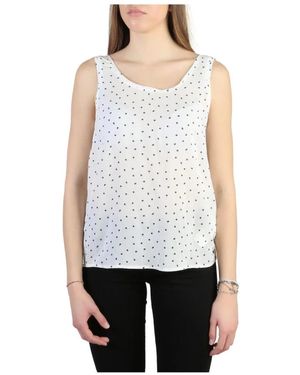 Armani Jeans Sleeveless Tops - Bianco