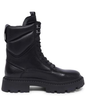 Ash Lace-Up Boots - Black