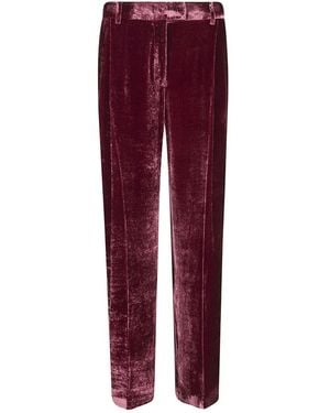 La DoubleJ Slim-Fit Trousers - Red