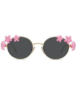 Loewe Signature Oval Sonnenbrille - Braun