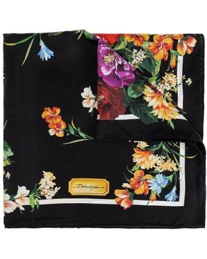 Dolce & Gabbana Silky Scarves - Noir