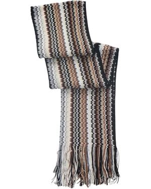 Missoni Zig Zag Sjaal - Grijs