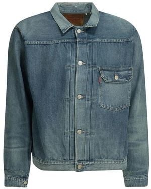 Levi's Jassen ,Blauw ,Denim 1936 Type I Trucker Jacket