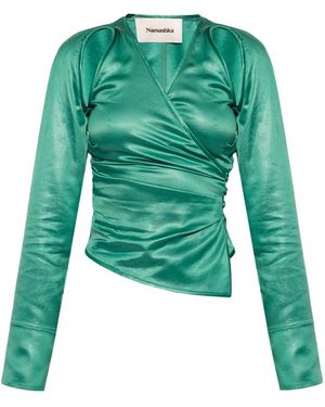 Nanushka Blouses - Green