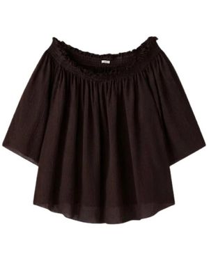 JOSEPH Overhemden ,Bruin ,Blouse - Zwart