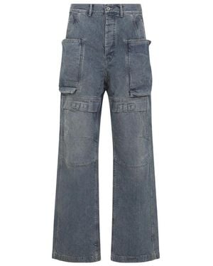 Rick Owens Wide Jeans - Blauw