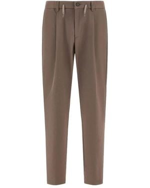 Herno Technische Stoff-Hose Mit Kordelzug - Braun