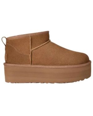 UGG Schoenen ,Bruin ,Suède Classic Ultra Mini Platform
