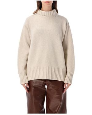 Rohe Wool Cashmere High Neck - Naturel