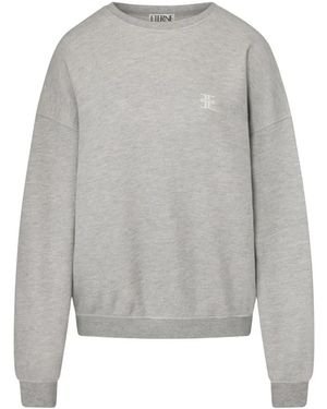 ÉTERNE Hoodies & Sweatvesten ,Grijs ,Leer Sweatshirts