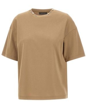 Elena Miro T-Shirts - Natural