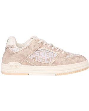 Gcds Schoenen ,Bruin ,Sneakers Monogram - Roze