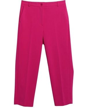 ViCOLO Straight Trousers - Rojo