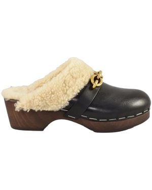 Saint Laurent Mules - Brown