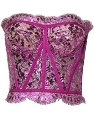 Dolce & Gabbana Sleeveless Tops - Purple