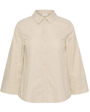 Kaffe Overhemden ,Kcsida Blouse - Naturel