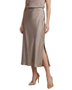 Amélie & Amélie Midi Skirts - Brown