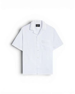 Portuguese Flannel Short Sleeve Shirts - Blanco