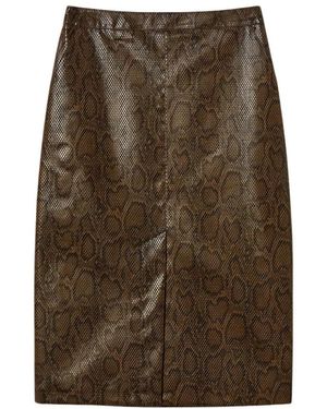 Twinset Rokken ,Bruin ,Pencil Skirt - Groen