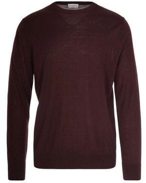 Ballantyne Round-Neck Knitwear - Purple