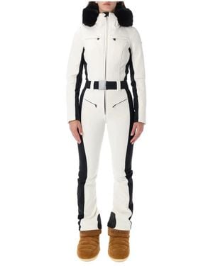 Goldbergh Fitness ,Wit ,Leer Parry Jumpsuit