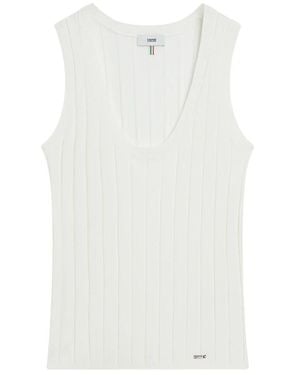 Cinque Sleeveless Tops - White