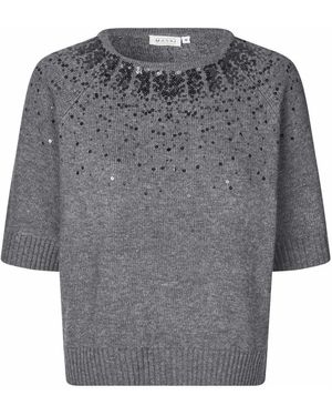 Masai Round-Neck Knitwear - Gris