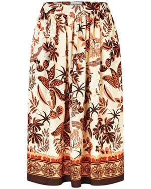 Lolly's Laundry Maxi Skirts - Naranja