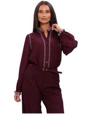 Ydence Hannah Blouse - Lila