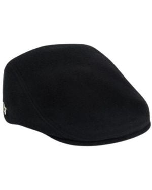 Lacoste Felted Wool Beret - Schwarz