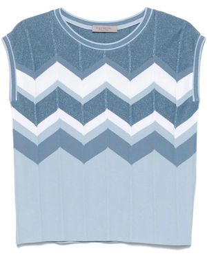 D.exterior Sleeveless Knitwear - Blu