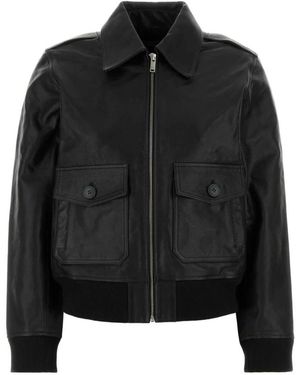 A.P.C. Leather Jackets - Negro