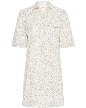 Ichi Shirt Dresses - White