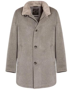 Gimo's Single-Breasted Coats - Grey