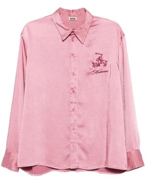 AVAVAV Overhemden ,Roze ,Satijn Sam Shirt