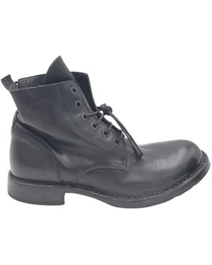 Moma Lace-Up Boots - Gris
