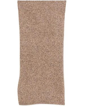 Soft Goat Winter Scarves - Brown
